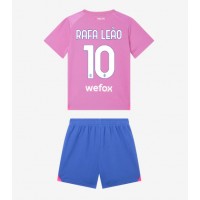 Dětský Fotbalový dres AC Milan Rafael Leao #10 2023-24 Třetí Krátký Rukáv (+ trenýrky)